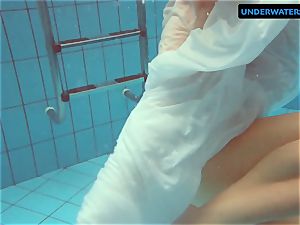 ginger-haired Diana hot and mischievous in a milky sundress